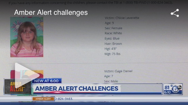 Amber Alert Challenges